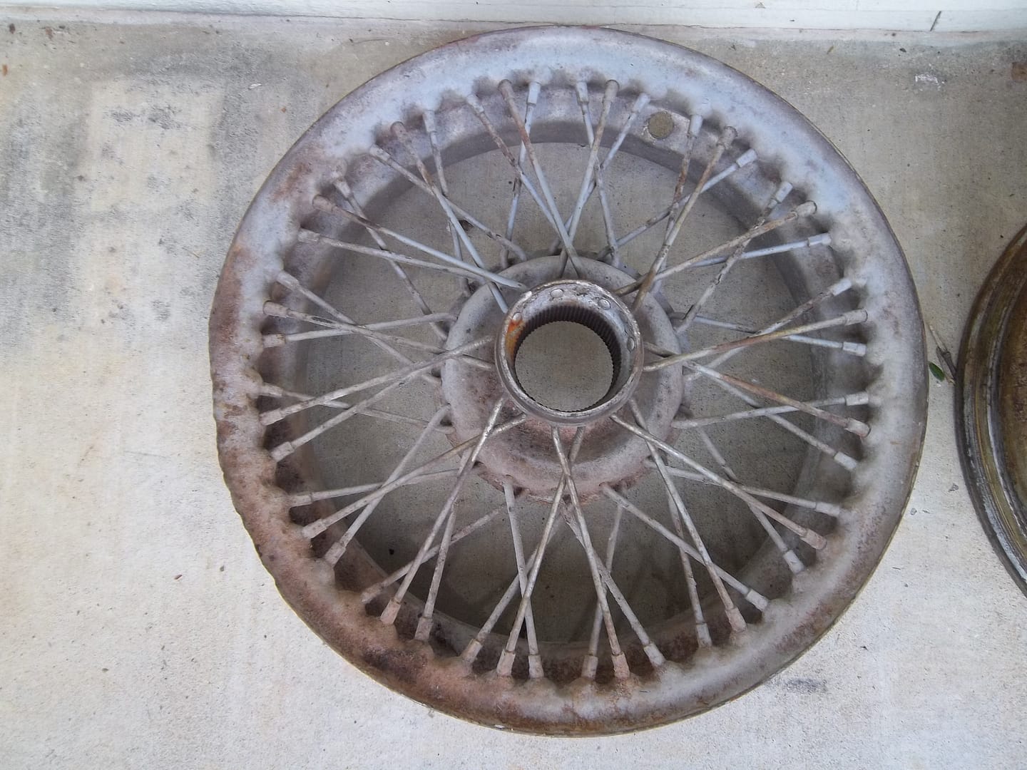 1955-62 MGA Wire Wheels Set of (2), Rough Condition