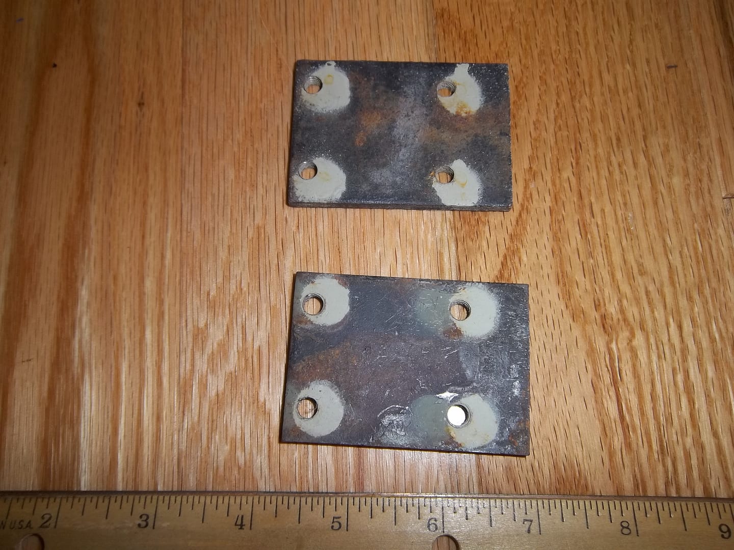 1955-1962 MGA Door Hinge Tapping Plates (2)